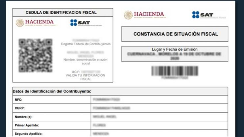 SAT: ¿Por qué es importante tramitar tu Constancia de Situación Fiscal?