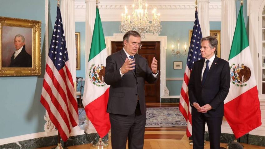 Marcelo Ebrard y Antony Blinken se reúnen en Washington; analizaron riesgos geopolíticos y prosperidad de América