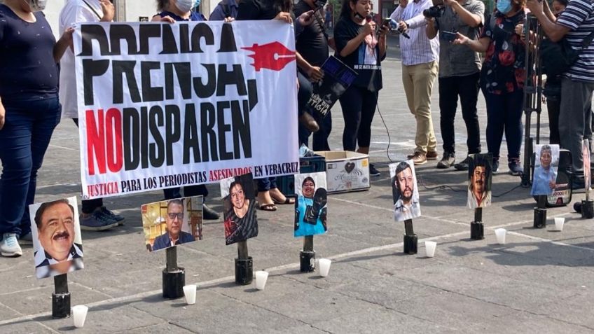 Tras diez años de sus asesinatos, familiares y amigos de periodistas exigen justicia en Veracruz