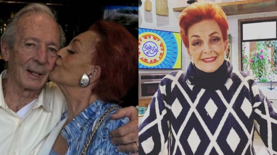 Talina Fernández selló su compromiso de amor con su novio de 80 años de edad. FOTO: Especial