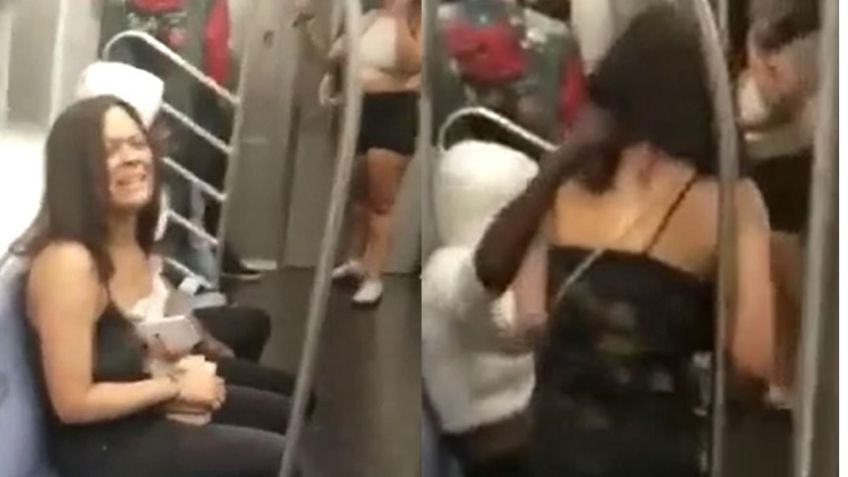 “Por favor, ayúdenme”: mujer suplica a pasajeros del metro que intervengan en su asalto, pero la ignoran | VIDEO