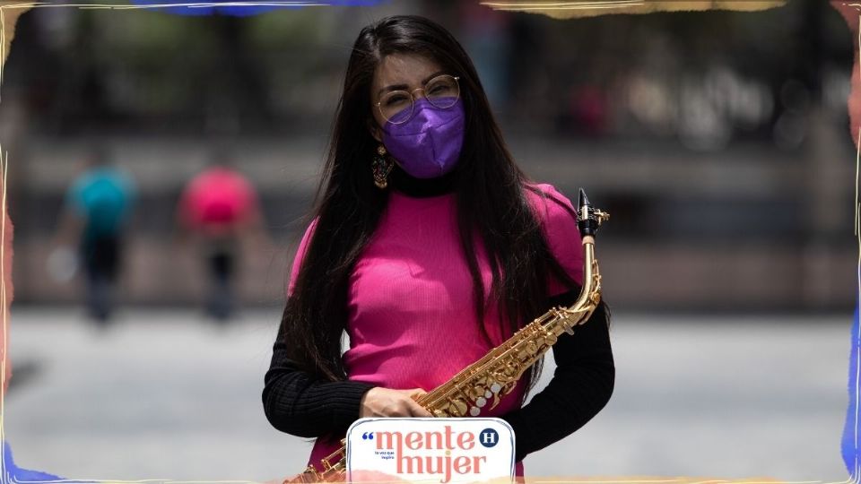 María Elena Ríos, saxofonista atacada con ácido en septiembre de 2019