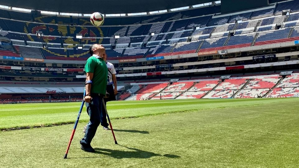 Hugo Carabes iba a ser futbolista, pero perdió una pierna