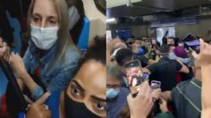 'Tu cabello me puede enfermar': Comentario racista provoca disturbios en metro de Brasil | VIDEOS