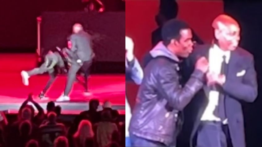 Un hombre armado atacó a Dave Chappelle en vivo y Chris Rock se burló: ¿ese era Will Smith? | VIDEOS