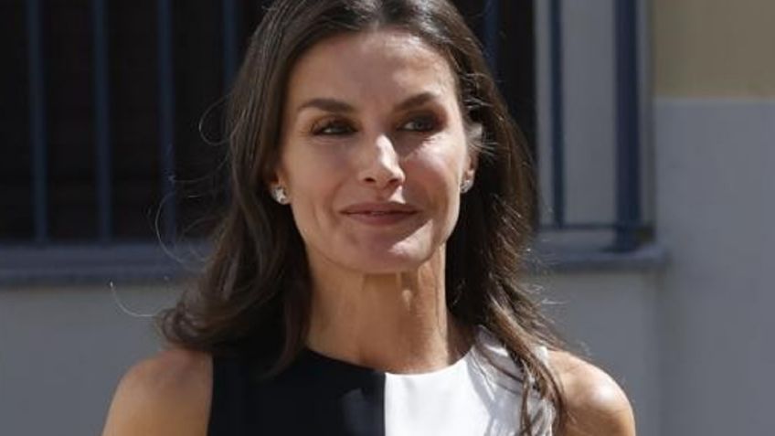 ¡Le pasa hasta a la reina de España! Letizia se encontró a una mujer usando el mismo vestido