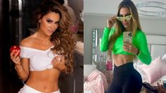 Leggins estampados para hacer ejercicio con los que Ninel Conde se luce en el gimnasio