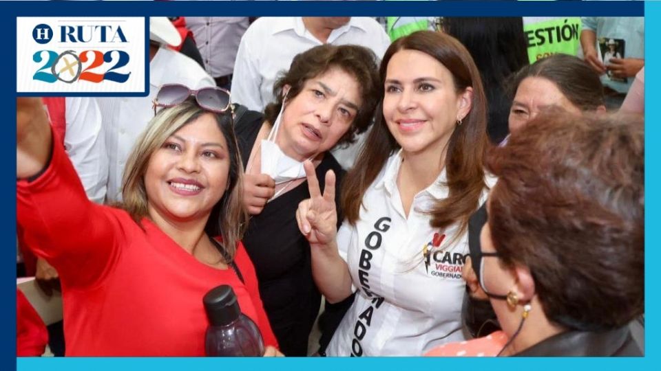 Carolina Viggiano, candidata de la alianza Va por Hidalgo