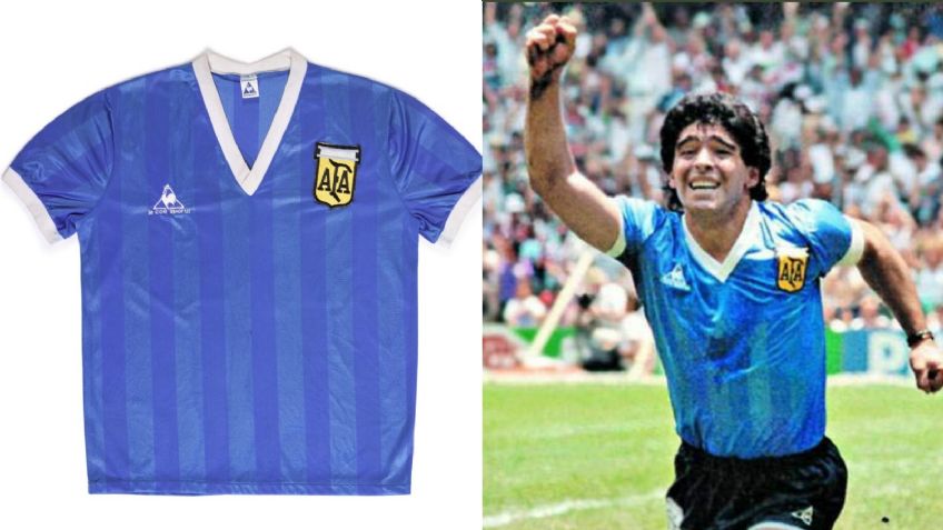 Camiseta de Argentina 86 se vendió en millones y fue hecha en Tepito