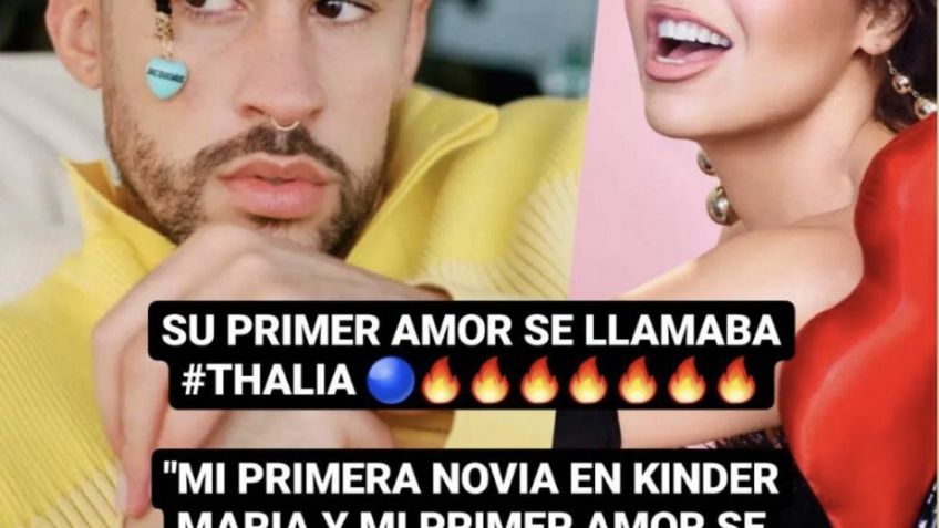 Thalía reacciona a canción de Bad Bunny: "Mi primer amor"