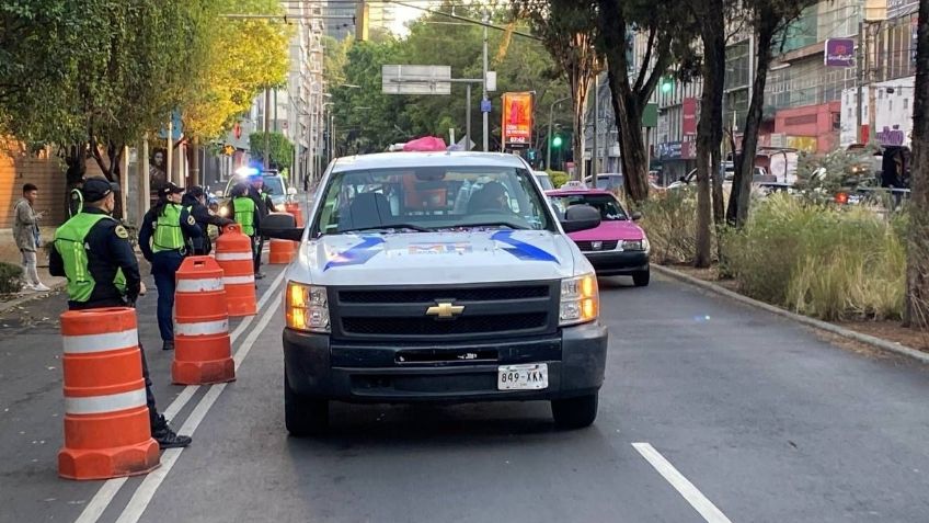 Polanco se libra de puestos ambulantes tras operativo en la Miguel Hidalgo