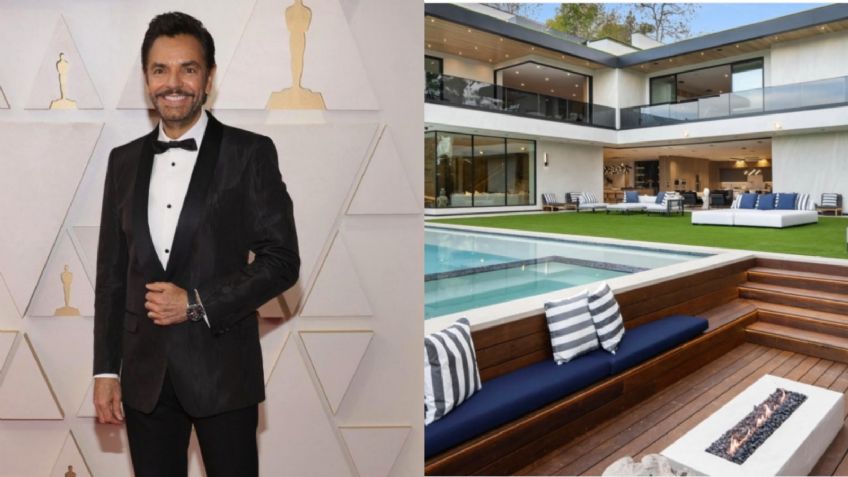 Entre cine y piscinas: así es la LUJOSA nueva mansión de Eugenio Derbez en California