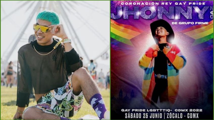 Confirman a Jhonny Caz de Grupo Firme como ícono del Gay Pride