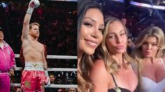 ¿Quiénes son las mujeres de la pelea del "Canelo"? Estaban en primera fila y no vieron el encuentro