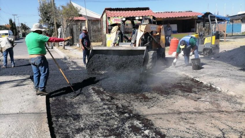 Gobierno de Cuautitlán Izcalli arregla más de 17 mil metros cuadrados de vialidades