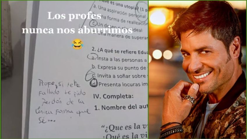 Niño pide que no lo reprueben y hace reír a su maestra con canción de Chayanne | VIDEO