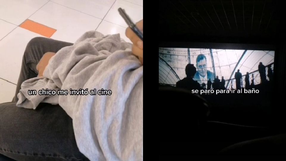 Joven es abandonada por su cita en el cine