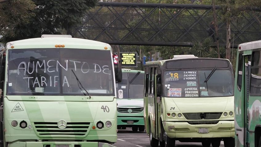 Transportistas alistan paro de actividades y bloqueos en la CDMX este jueves 2 de junio