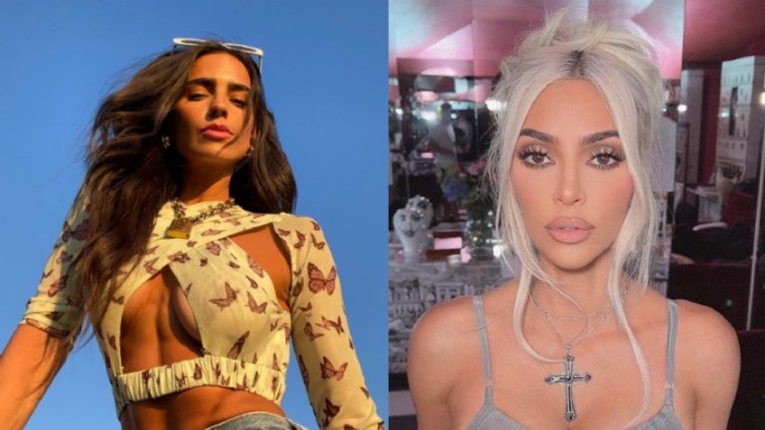 Bárbara de Regil modela ajustado vestido de cuero y melena XXL, ¿le quiere copiar a Kim Kardashian?