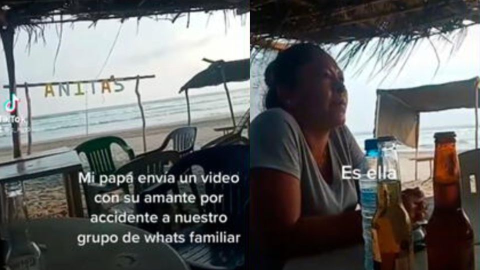 La TikToker publicó un video en donde puso en evidencia a su papá. FOTO: Especial