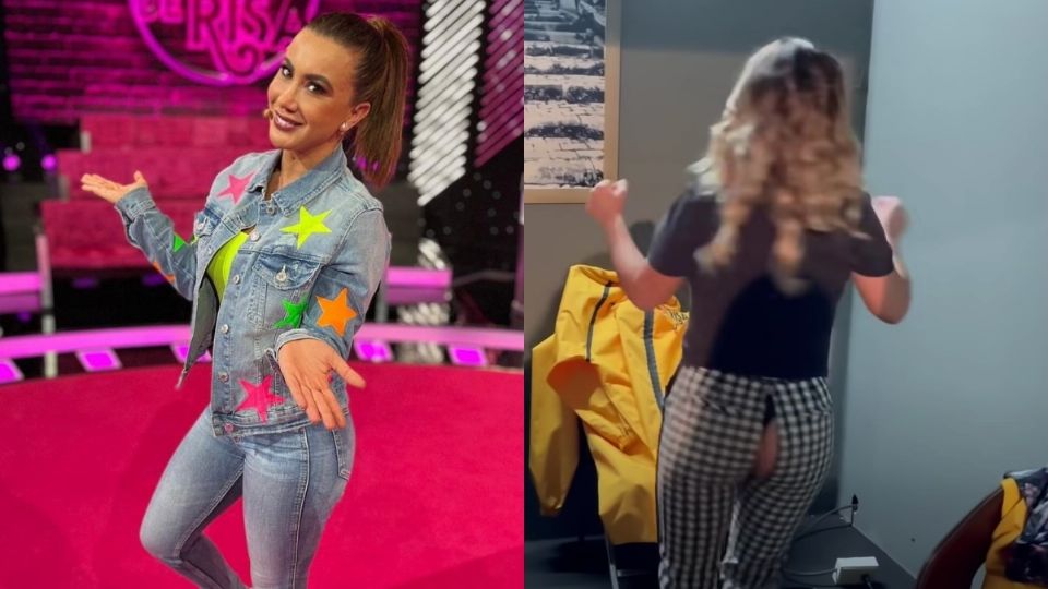 Marizel recordó la ves que rompió sus pantalones en televisión nacional.