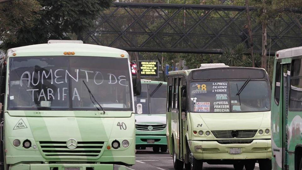 Los transportistas amenazaron con realizar bloqueos en la CDMX este jueves 2 de junio.