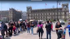 Desde muy temprano hacen filas para ver a Silvio Rodríguez en el Zócalo | VIDEO