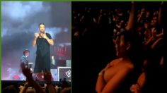 Frente a su marido, mujer hace topless en concierto de Arjona "para llamar su atención" | VIDEO