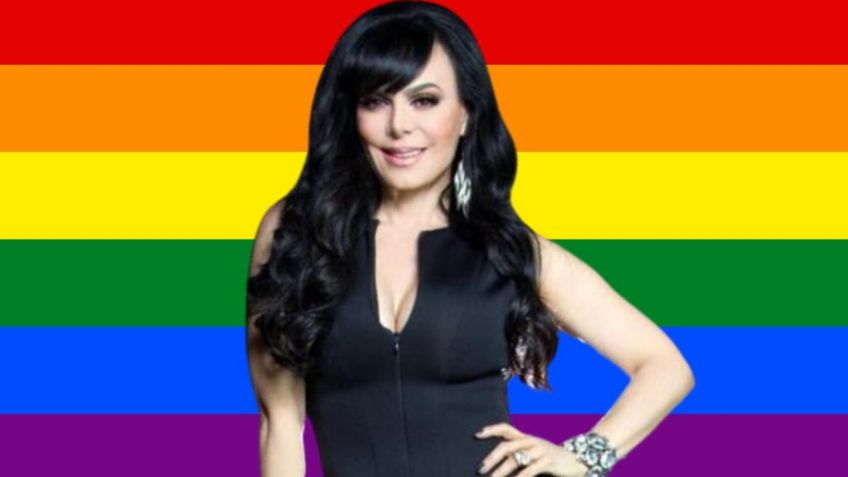 Love is love: Maribel Guardia muestra su apoyo a la comunidad LGBTTTI+ en el PRIDE de Neza | VIDEO