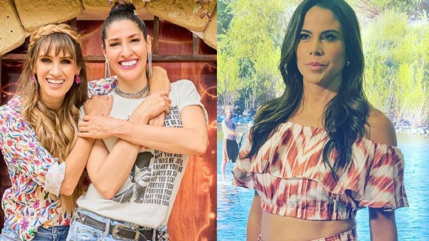 Paola Rojas baila en vestido de rayas junto a Ha*Ash y la llenan de elogios