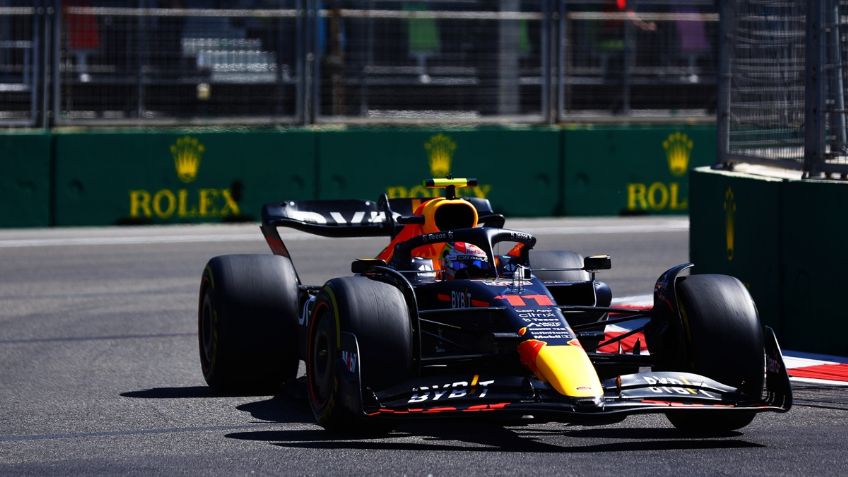 F1: Checo Pérez finaliza en segunda posición del GP de Azerbaiyán; Verstappen gana la carrera