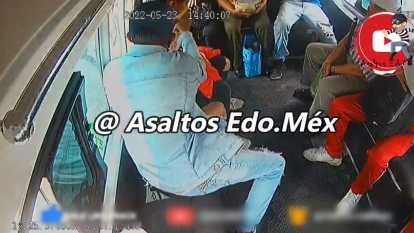 “Traigo mi medicina”, mujer suplica a delincuentes en pleno asalto en combi del EDOMEX: VIDEO