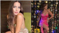 Adriana Fonseca derrocha estilo con revelador mini vestido de seda | VIDEO