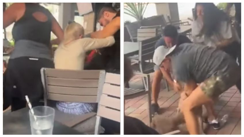 Pitbull ataca vorazmente a perrito en restaurante pet friendly de Atizapán e indigna las redes: VIDEO