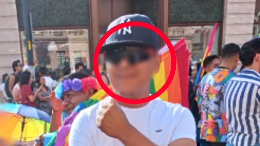 Mujer que llevó a esposo "homofóbico" a la marcha LGBT+ aclara que todo fue una broma |VIDEO