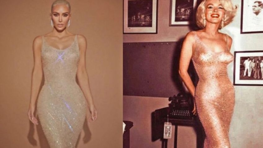 Así quedó el vestido de Marilyn Monroe luego de que Kim Kardashian lo usó en la Met Gala ¡lo deformó! | FOTOS