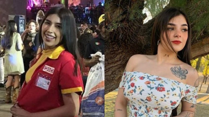 La chica del OXXO, Judith Sánchez, le hace la competencia a Karely Ruiz en entallados leggins de piel