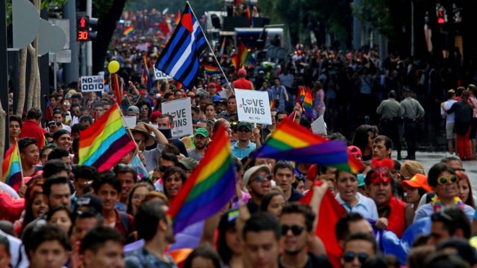 Imagen de la marcha de la comundad LGBT.