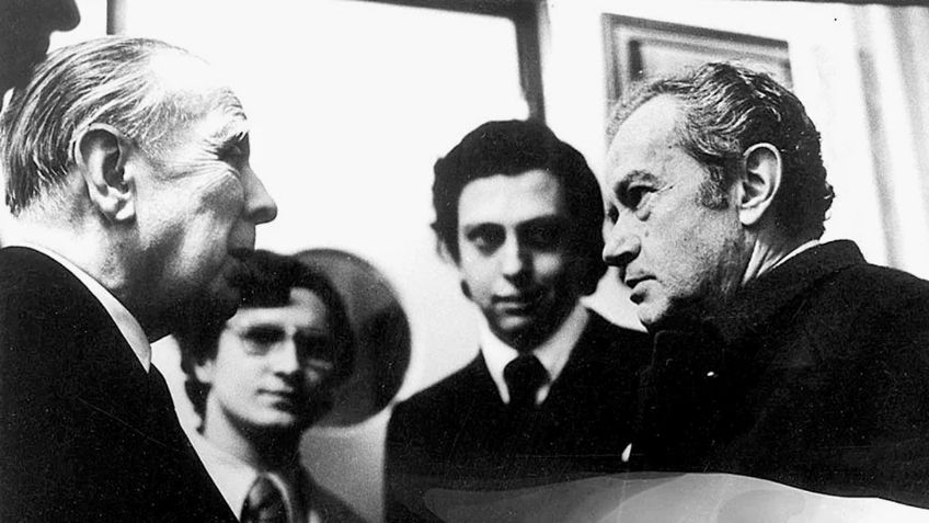 Así fue la charla que tuvo Jorge Luis Borges con Juan Rulfo en su visita a México