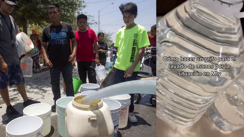 Escasez de agua en Monterrey: Revelan en TikTok truco para ahorrarla y VIDEO se vuelve viral