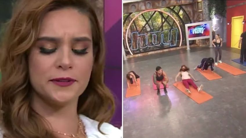 Tania Rincón: Así fue la aparatosa caída de la bella conductora que encendió las alarmas en “Hoy” | VIDEO