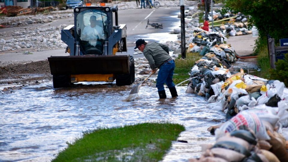 Las inundaciones alcanzaron cifras históricas en el río Yellowstone