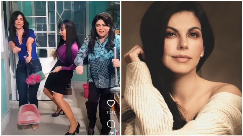 África Zavala enseña a Victoria Ruffo y Maribel Guardia sus mejores pasos de baile y revienta TikTok