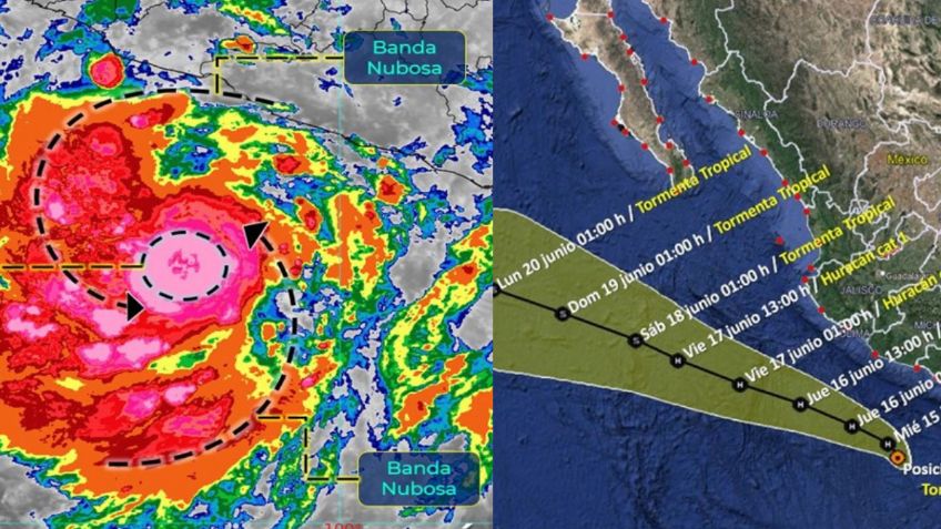 Tormenta Blas se convierte en huracán categoría 1: trayectoria En Vivo