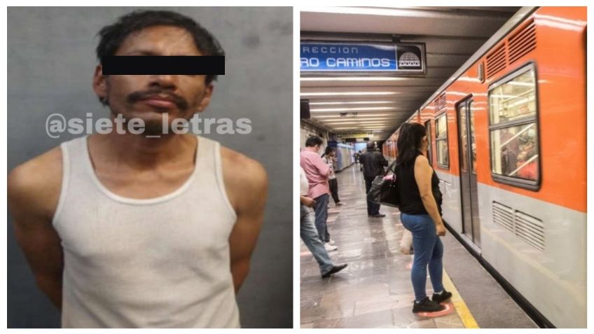 Cae acosador de la Línea 2 del Metro CDMX; enseñaba sus genitales a mujeres que iban solas