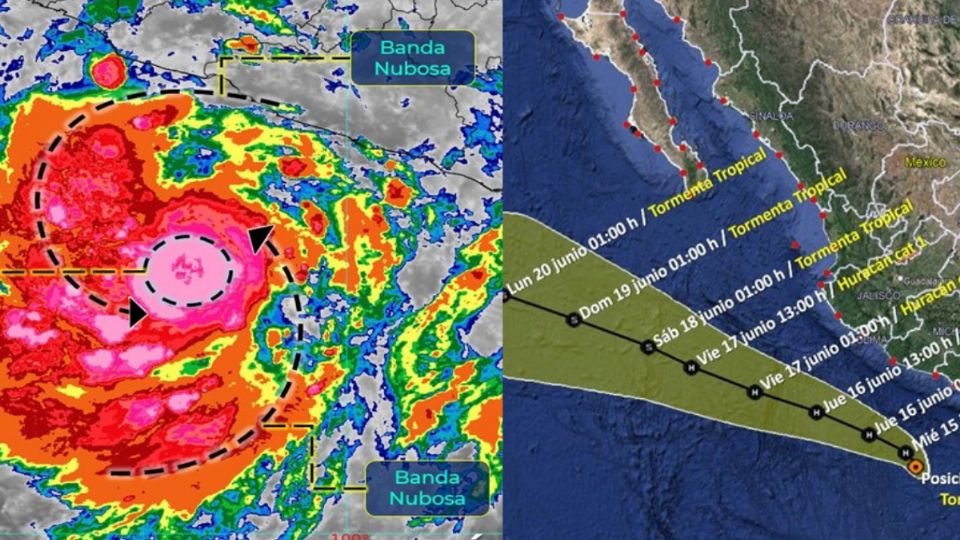 Este miércoles Blas podría convertirse en huracán categoría 1, pero sin tocar tierra