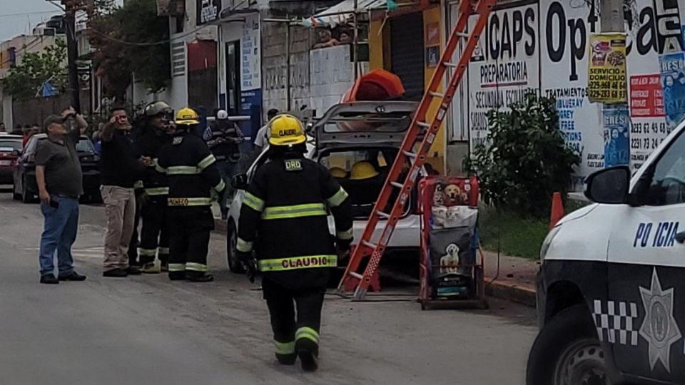 Una descarga eléctrica fue la causa del accidente