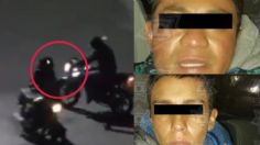 Sujetos roban moto de un domicilio y son detenidos infraganti en Metepec, Edomex