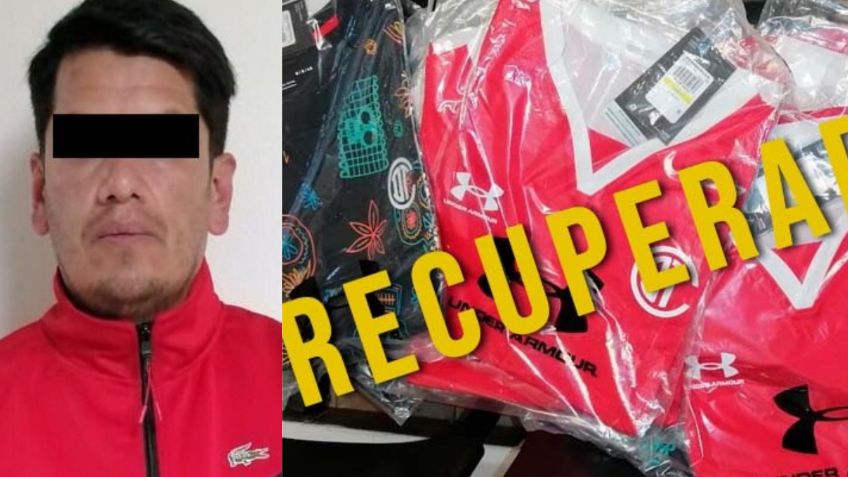 Detienen a presunto implicado en el robo de uniformes del Club Deportivo Toluca; los vendía en FB