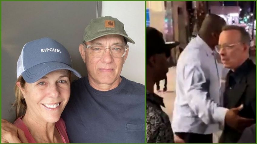 Tom Hanks explota contra fans que le pedían fotos por aventar a su esposa Rita Wilson